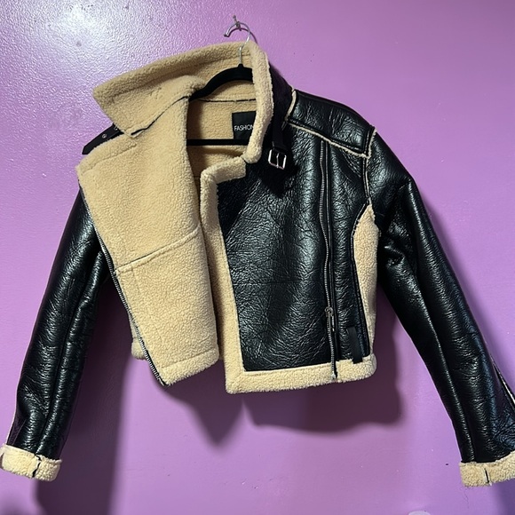 Faux Leather Jacket - Picture 2 of 4